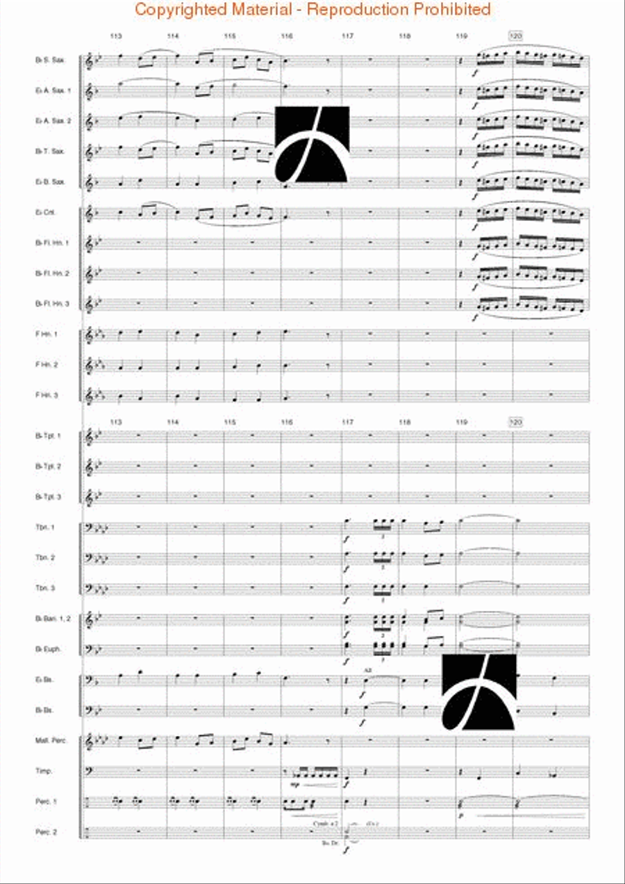 Artemis (Fulnaho) Concert Band scores gallery preview page 16