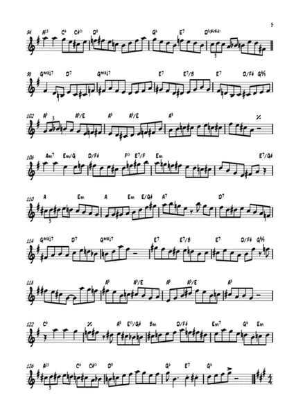 Summertime Solos & Famous Jazz Songs - Bb Treble Clef with piano accompaniment