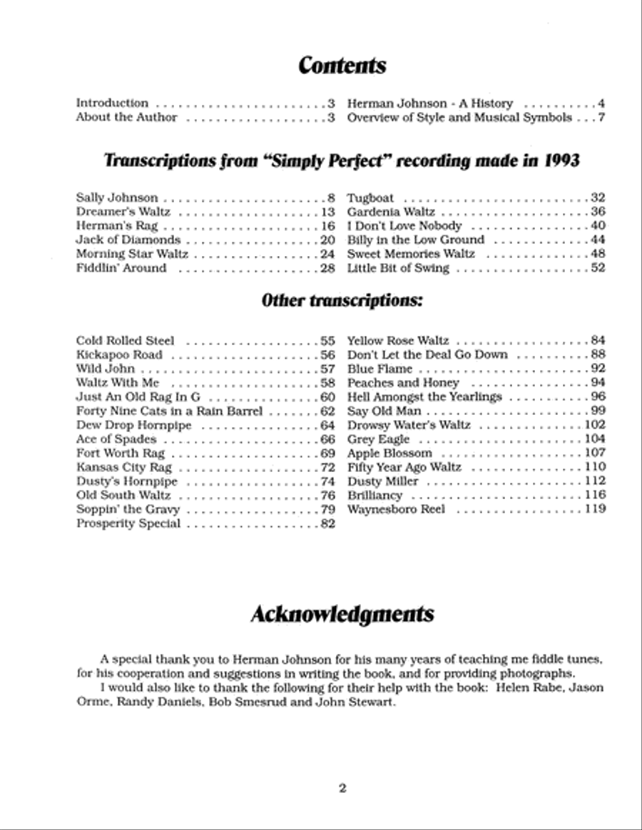 Herman Johnson Master Fiddler Violin scores gallery preview page 3