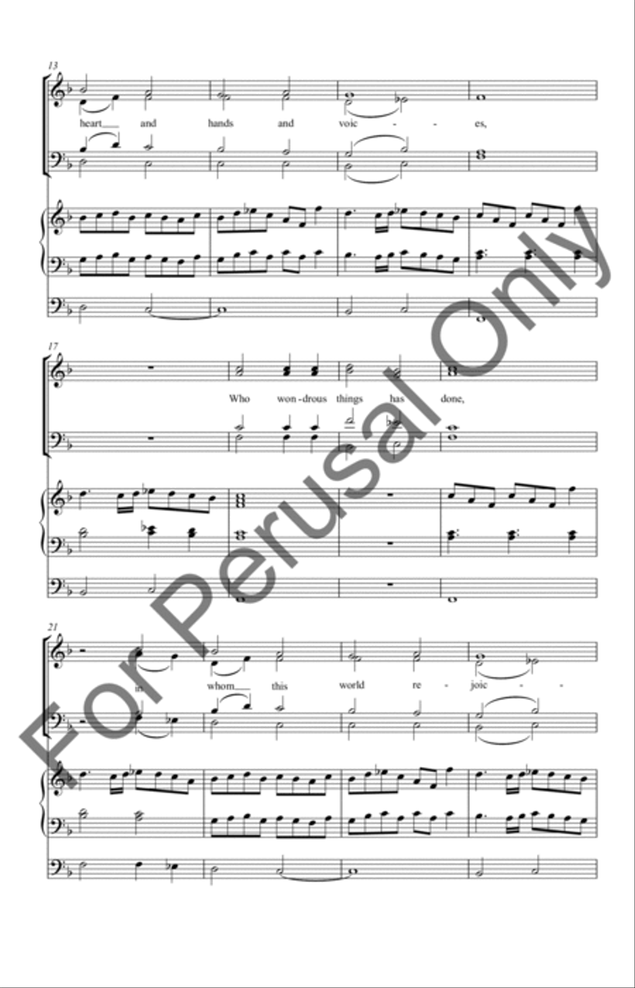 A Festive Thanks A Festive Thanks 4-Part scores gallery preview page 3