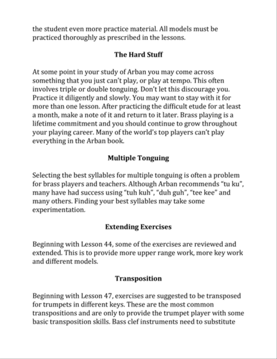 The Arban Manual - Hooten Edition Brass Ensemble scores gallery preview page 5