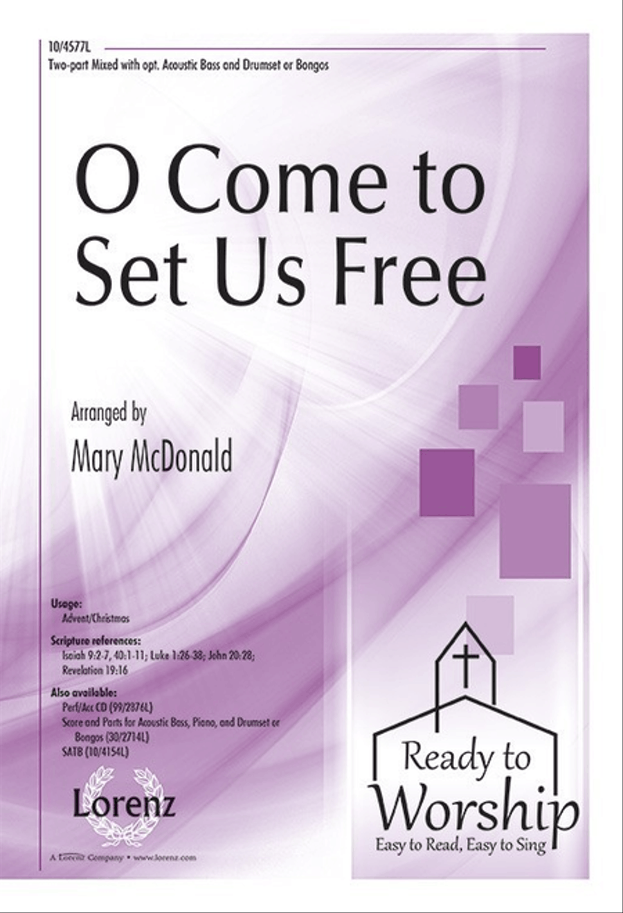 O Come to Set Us Free 2-Part scores gallery preview page 1