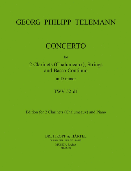 Concerto in D minor TWV 52:d1