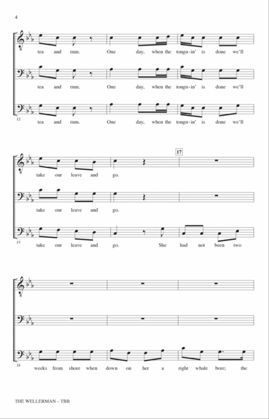 The Wellerman (arr. Roger Emerson) 3-Part scores gallery preview page 2