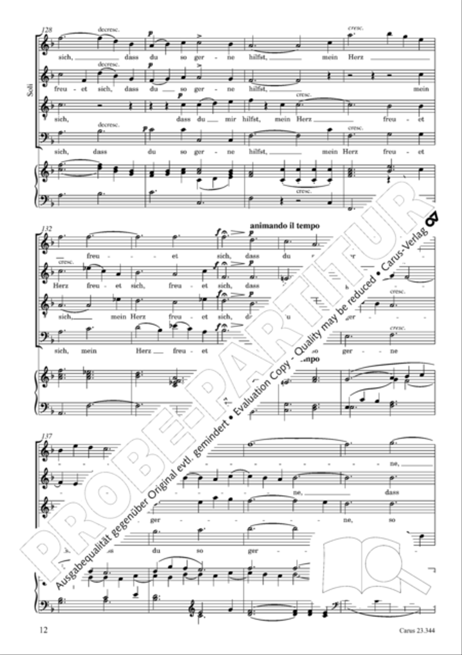 Psalm 13 SSAATTBB scores gallery preview page 13