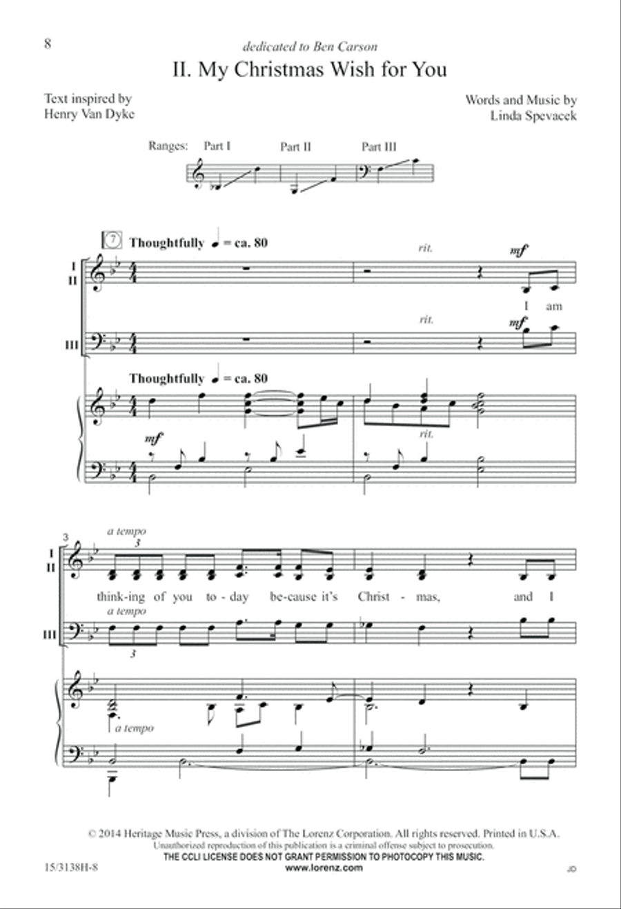 A Caroling Couplet A Caroling Couplet 3-Part scores gallery preview page 8