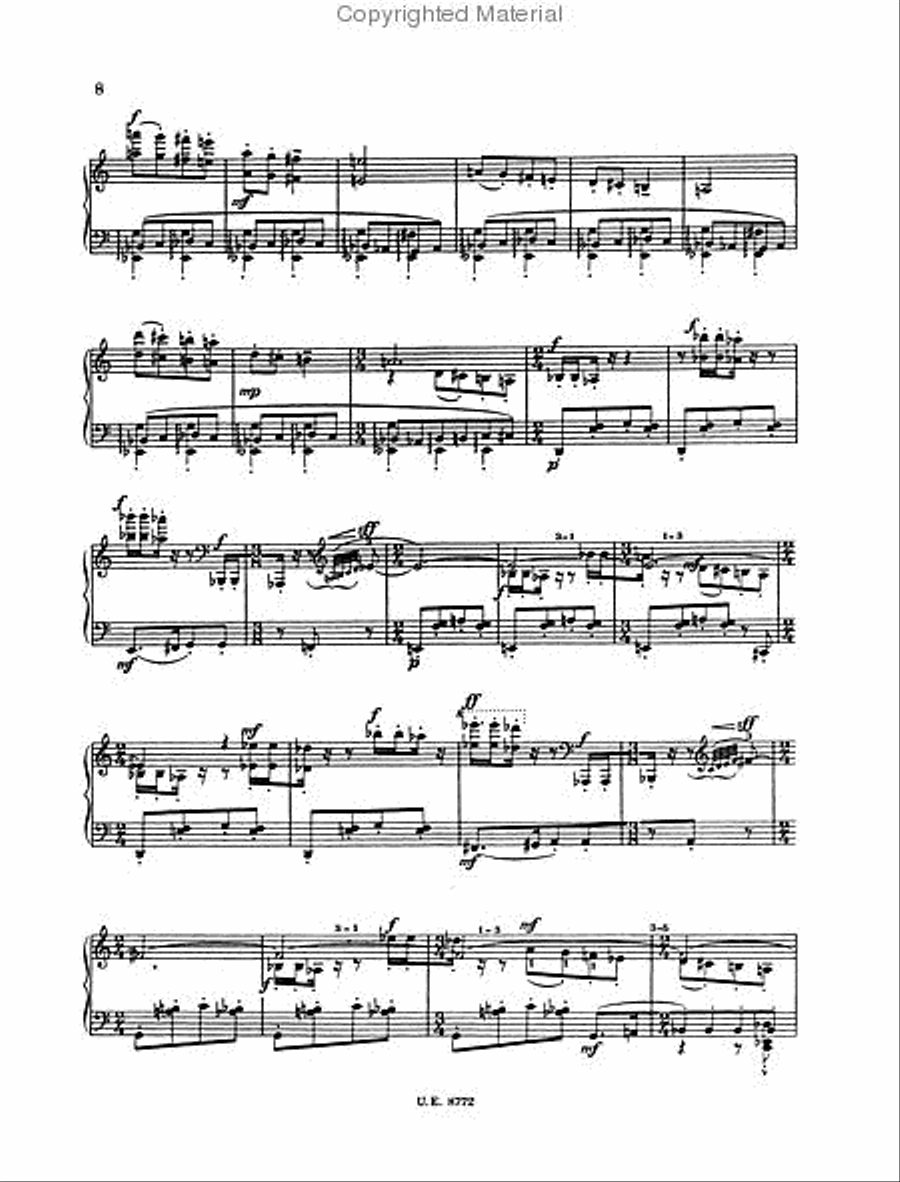 Sonata for Piano (1926) Piano Solo scores gallery preview page 3
