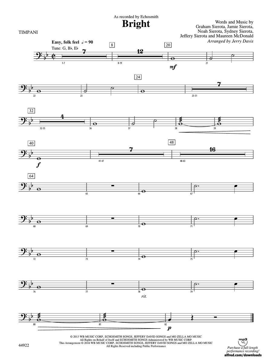 Bright: Timpani