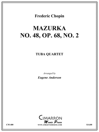 Mazurka No. 48, Op 68, No. 2