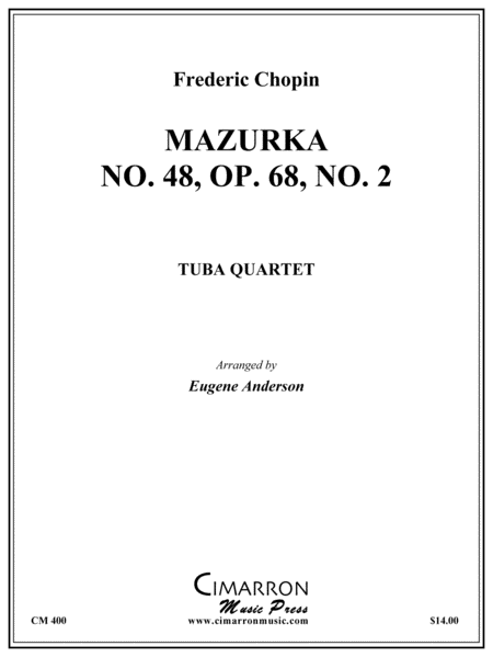 Mazurka No. 48, Op 68, No. 2