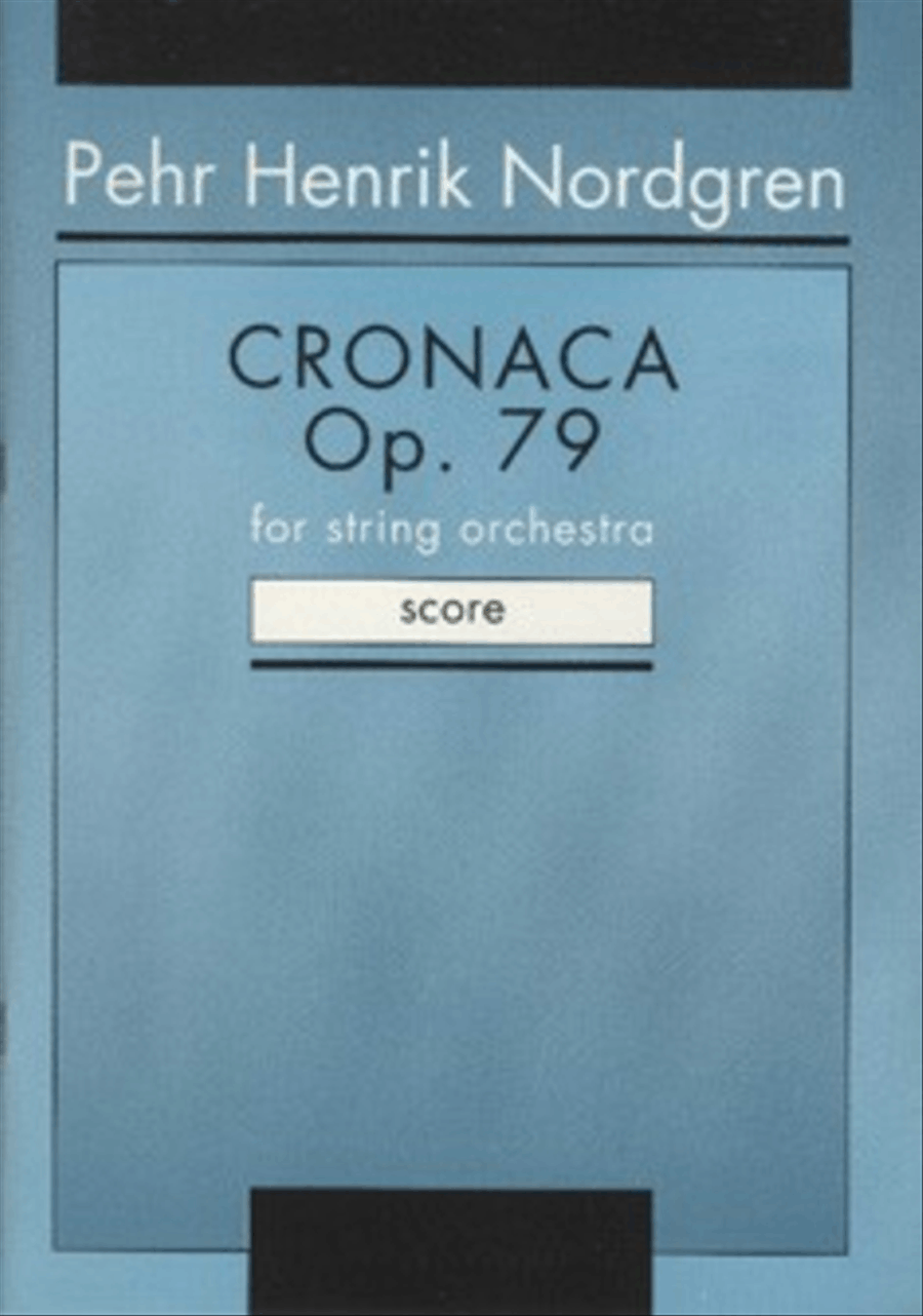 Cronaca op 79 String Orchestra scores gallery preview page 1