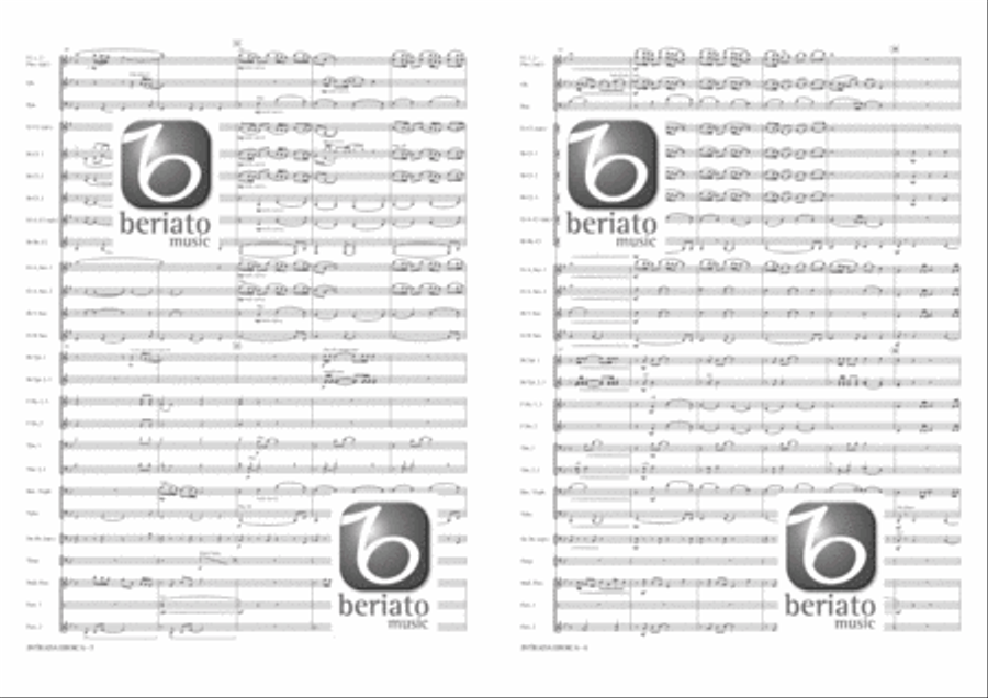 Intrada Eroica Concert Band scores gallery preview page 4