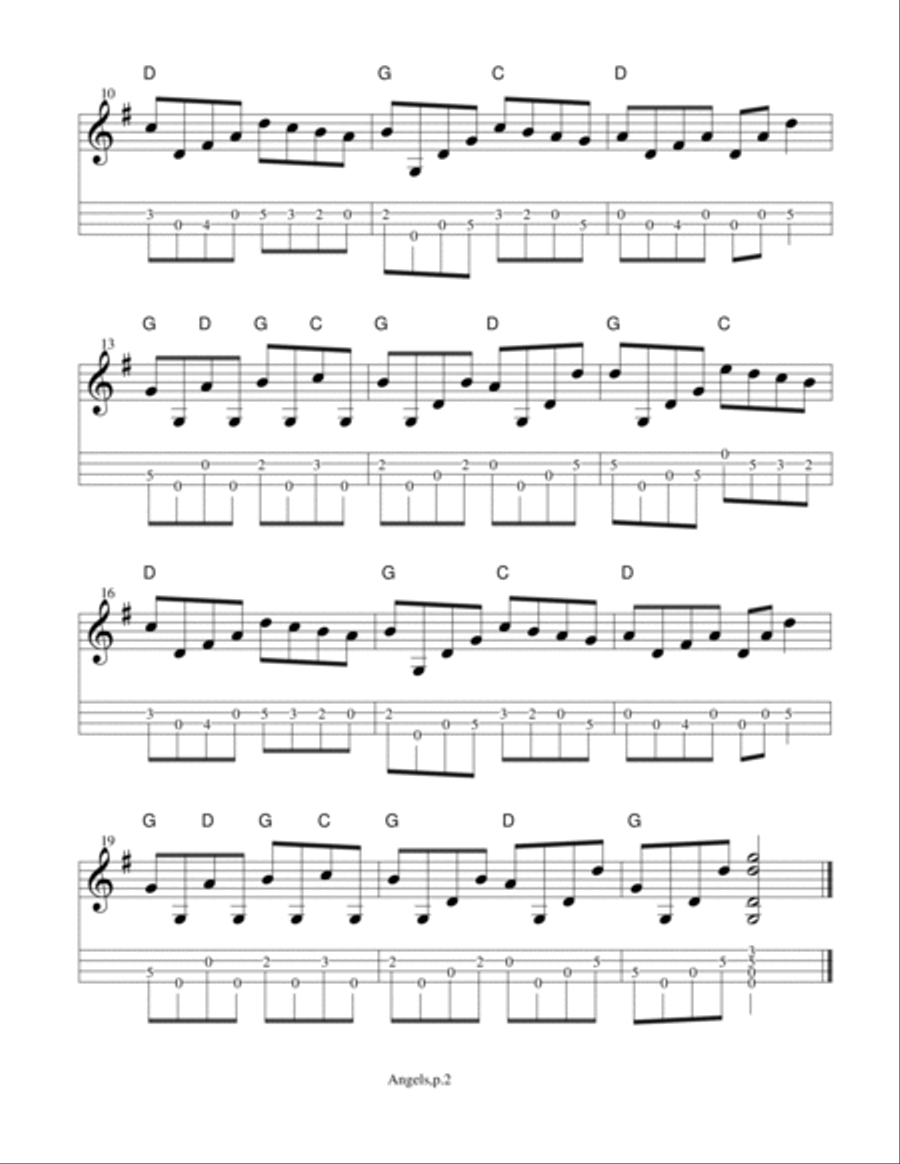 A Mandolin for Christmas Mandolin scores gallery preview page 3
