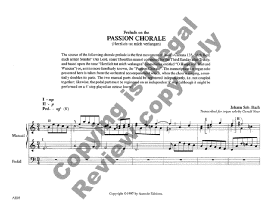 Prelude on the Passion Chorale Organ scores gallery preview page 3