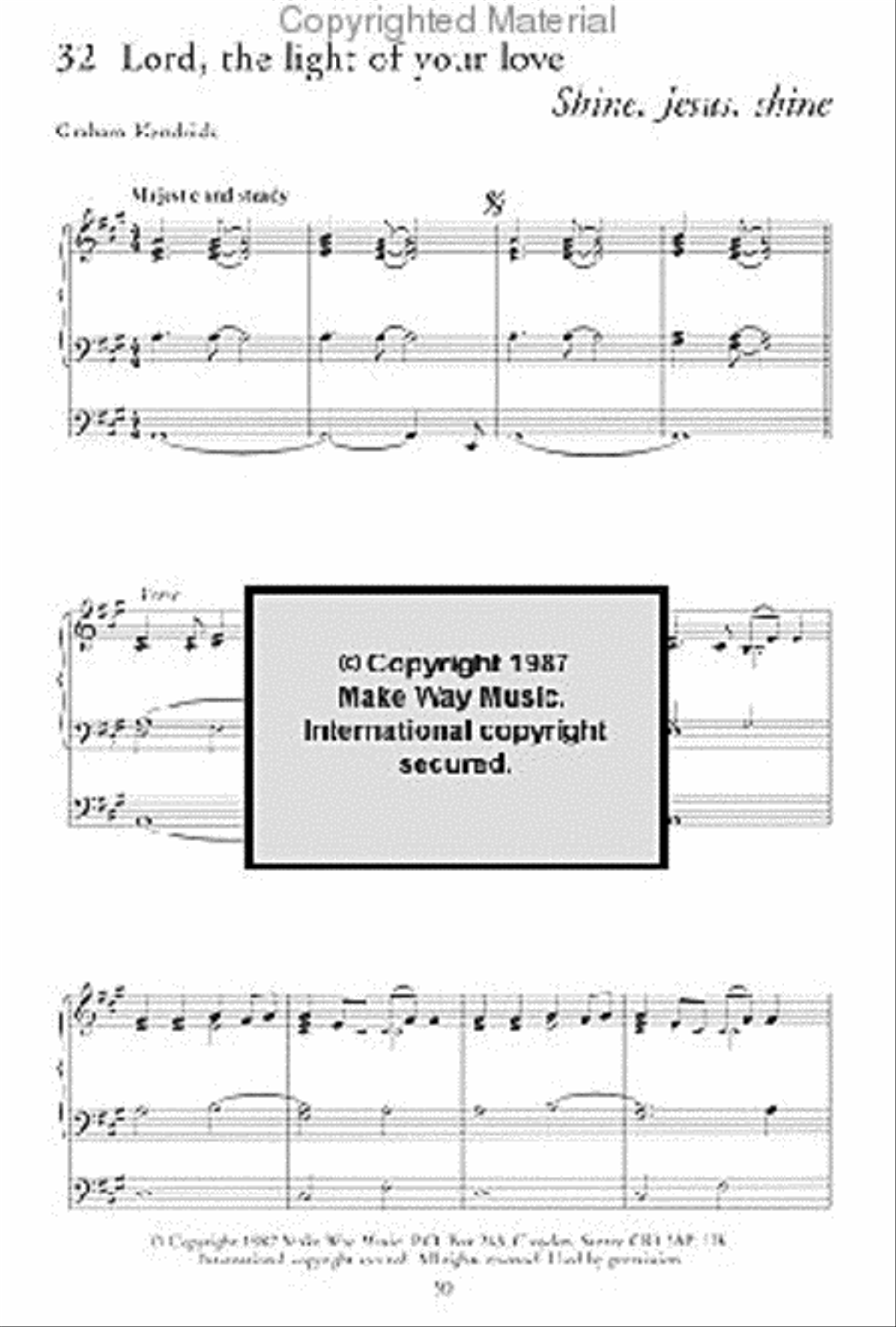 Worship Songs for Organ Organ Solo scores gallery preview page 4