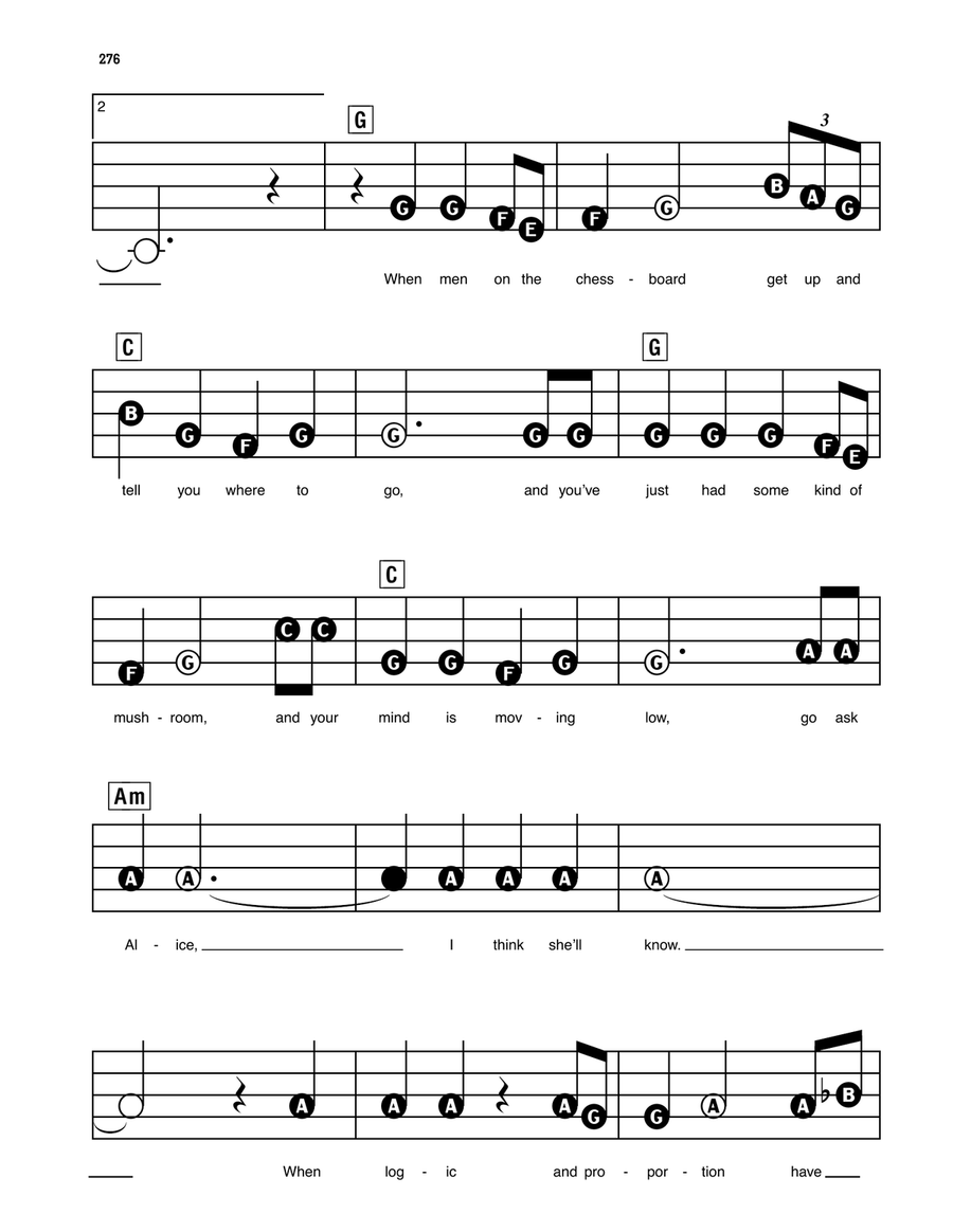 White Rabbit Electronic Keyboard scores gallery preview page 2