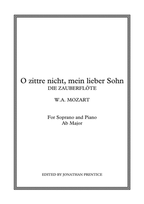 Book cover for O zittre nicht, mein lieber Sohn - Die Zauberflöte (Ab Major)