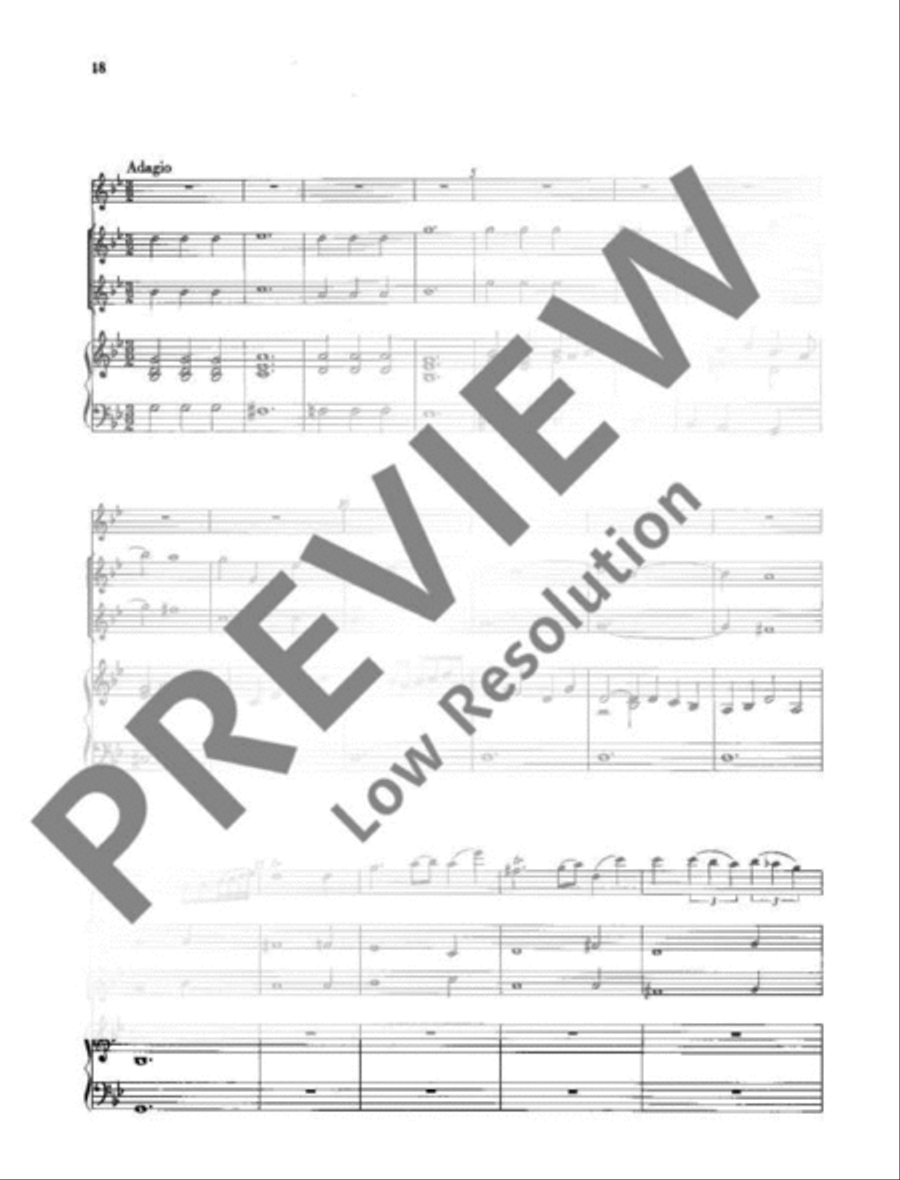 Concerto Bb major Alto Recorder scores gallery preview page 19