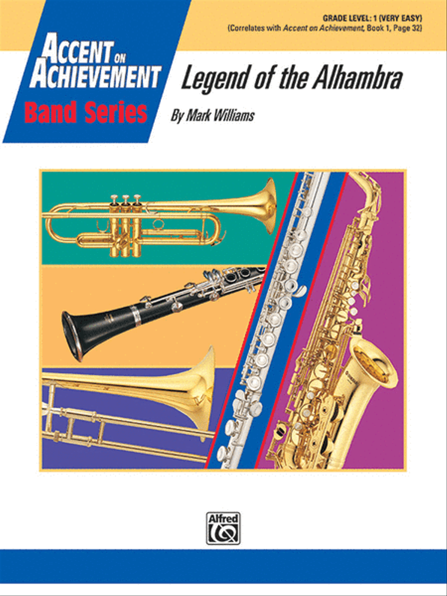 Legend of the Alhambra Concert Band scores gallery preview page 1