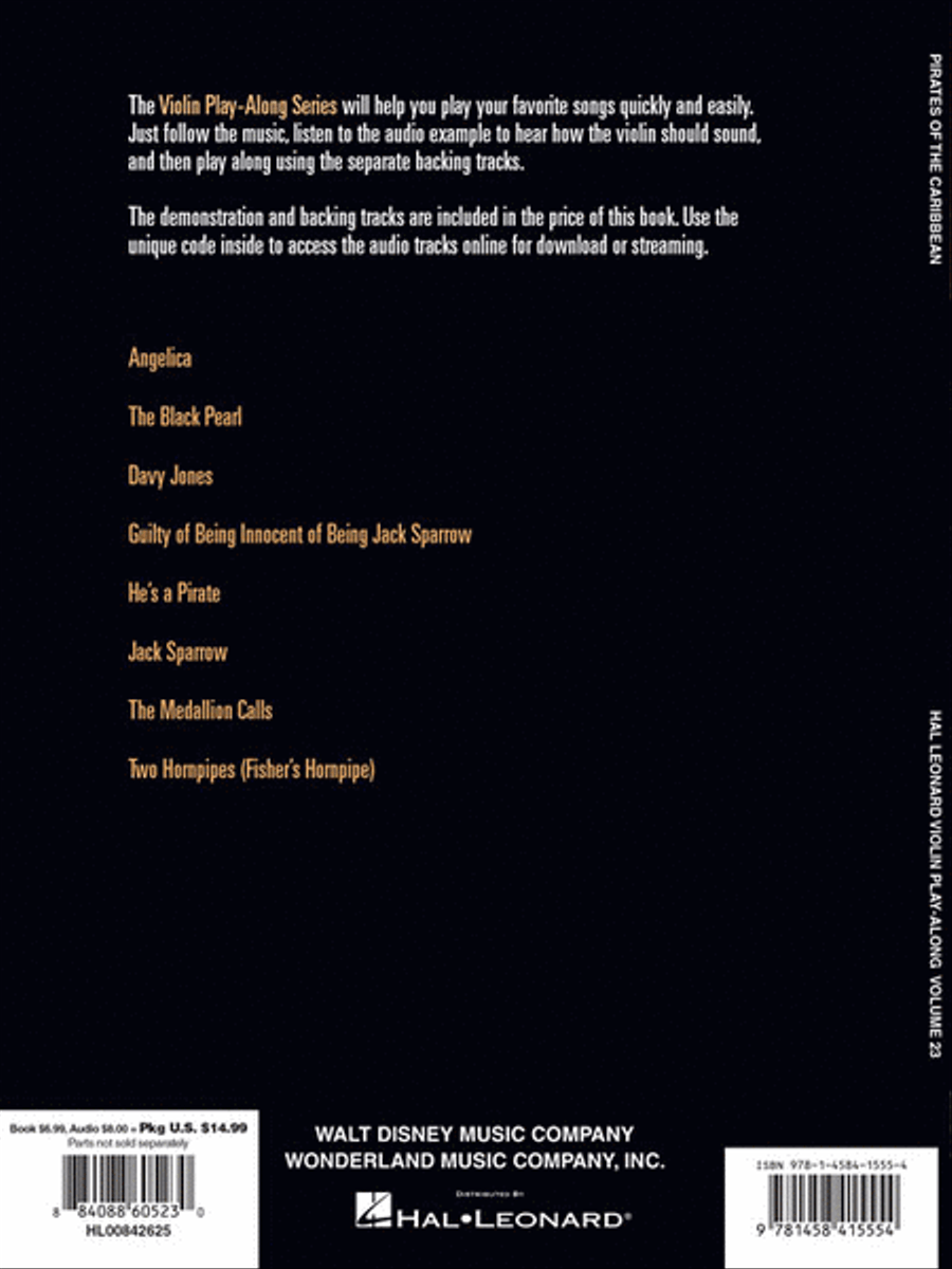Pirates of the Caribbean Violin Solo scores gallery preview page 4