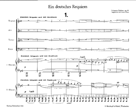 A German Requiem Op. 45