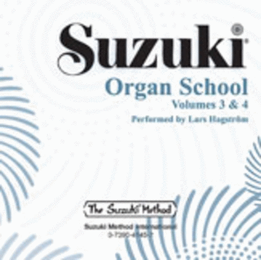 Suzuki Organ School CD Book 3 And 4