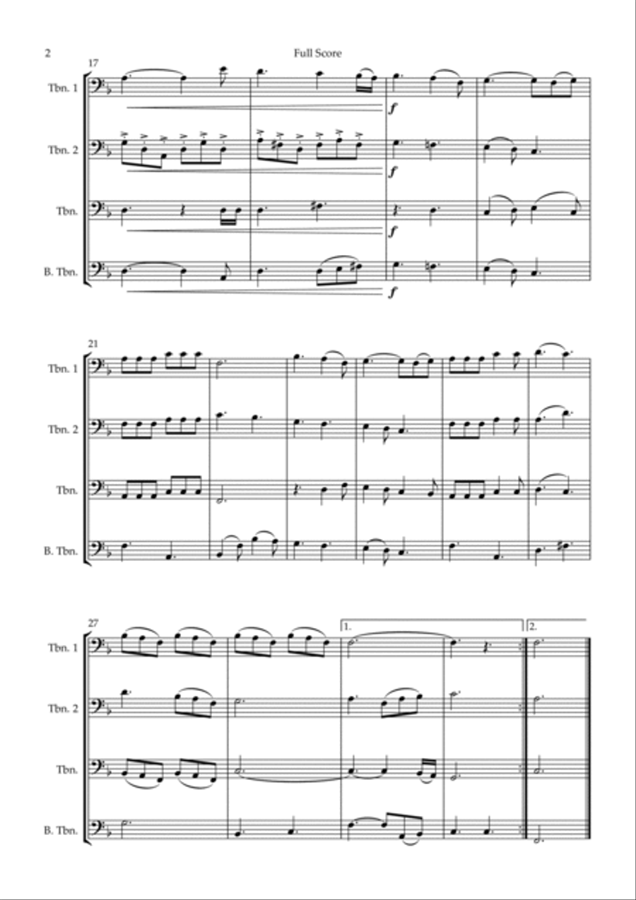 He Is Exalted He Is Exalted Brass Ensemble scores gallery preview page 2