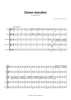 Danse Macabre by Camille Saint-Saens for Woodwind Quintet
