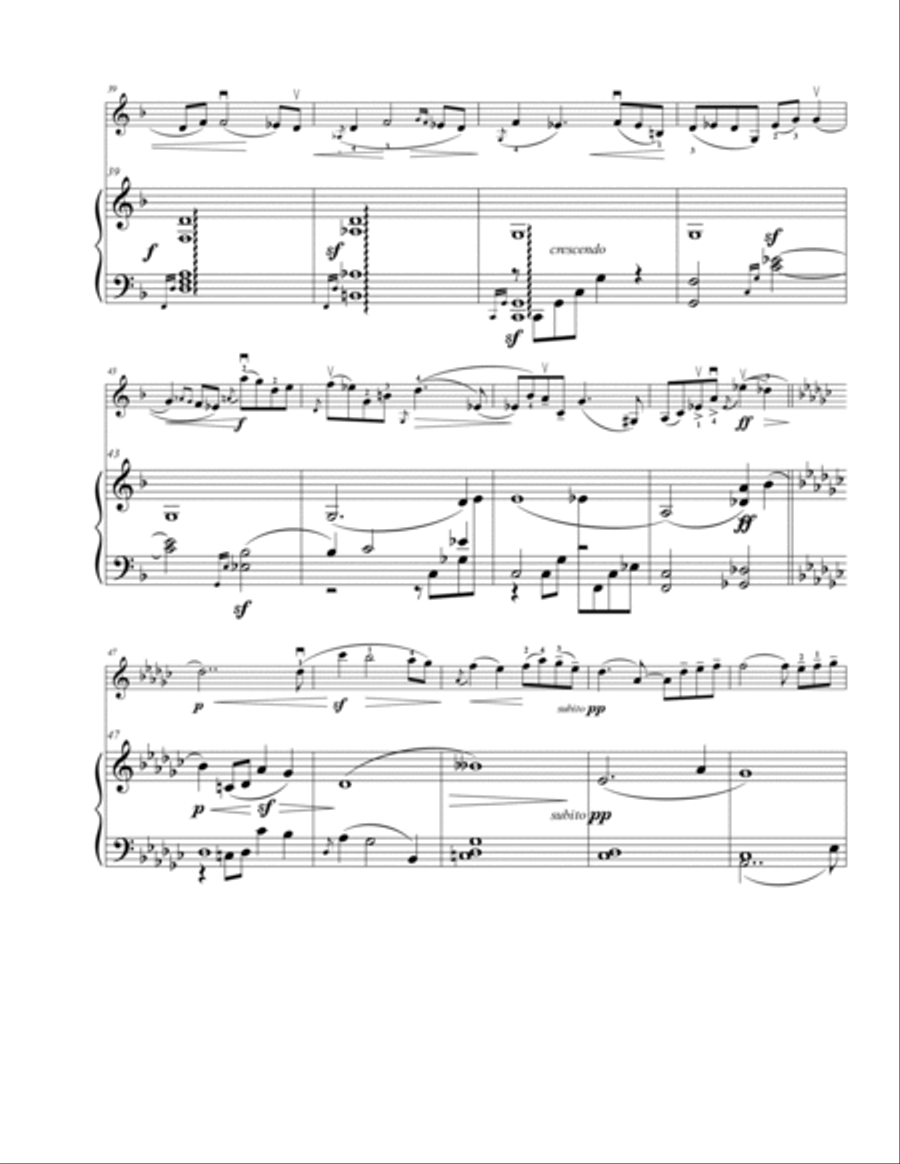 Adagietto from Symphony #5 Violin Solo scores gallery preview page 6