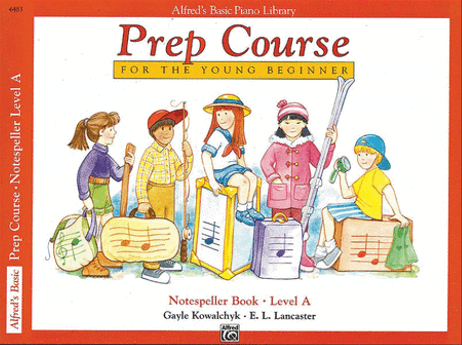 Alfred's Basic Piano Prep Course Notespeller, Book A Piano Method scores gallery preview page 1