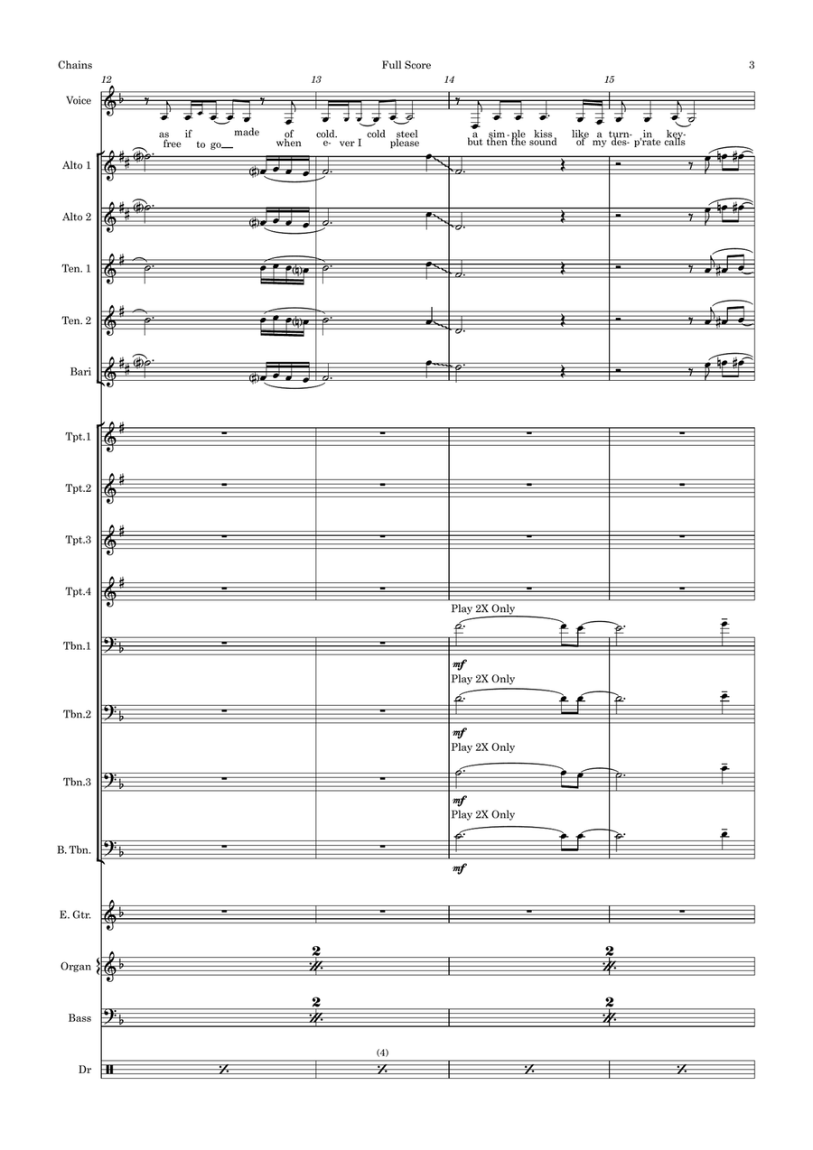 Chains Jazz Ensemble scores gallery preview page 3