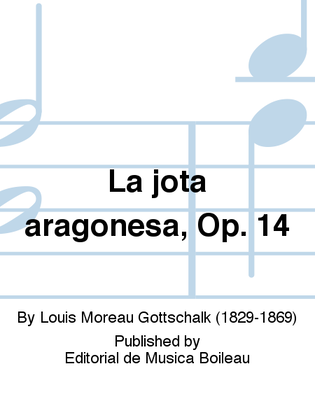 Book cover for La jota aragonesa, Op. 14