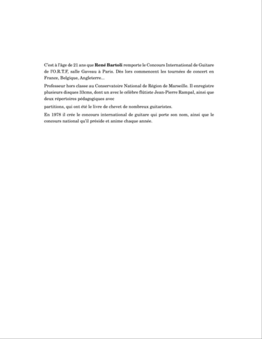 Réminiscences Classical Guitar scores gallery preview page 2
