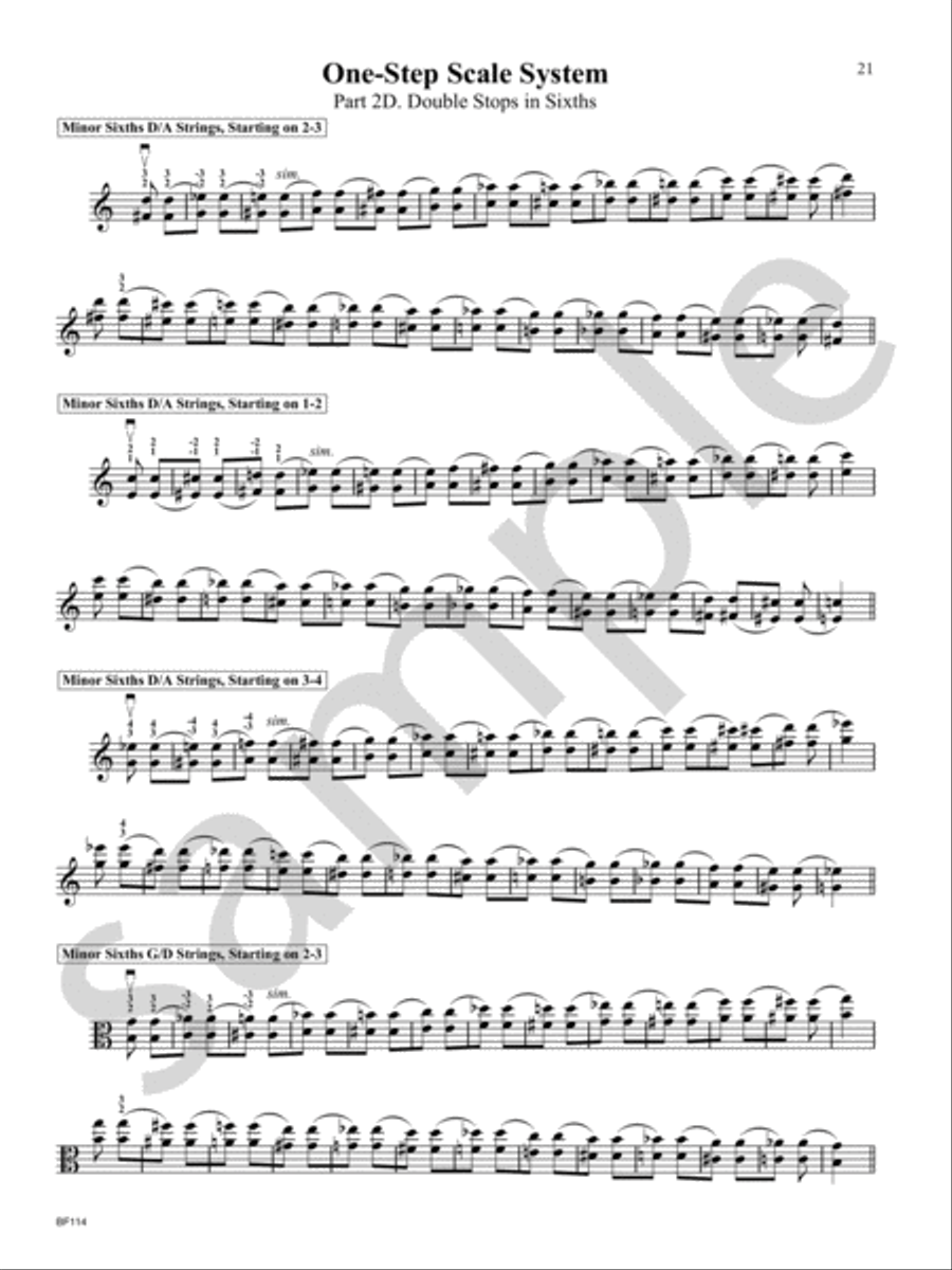 One-Step Scale System System for Viola Viola scores gallery preview page 10