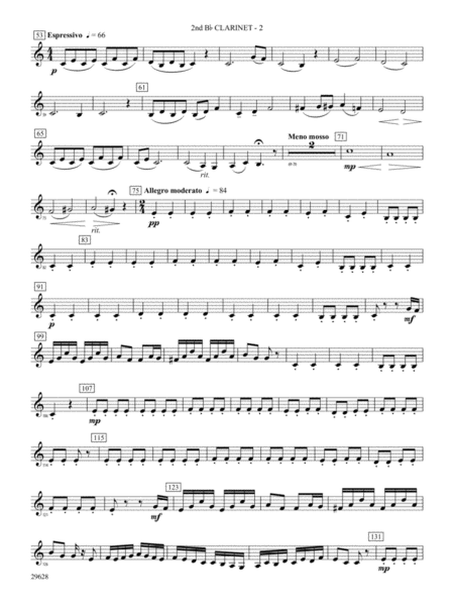 Fantasia on British Sea Songs: 2nd B-flat Clarinet
