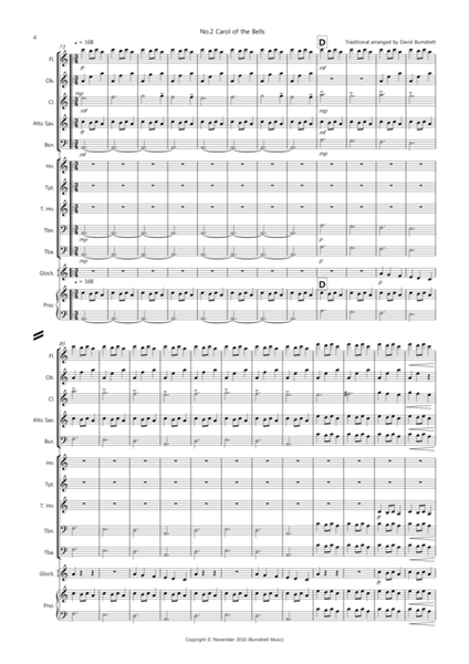 3 Easy Christmas Pieces for School Concert Band (volume one) image number null