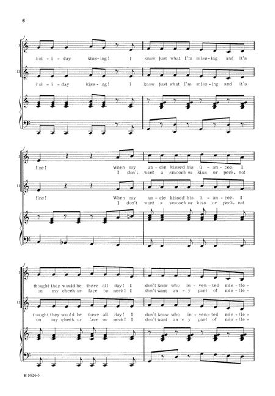 Mistletoe 2-Part scores gallery preview page 6