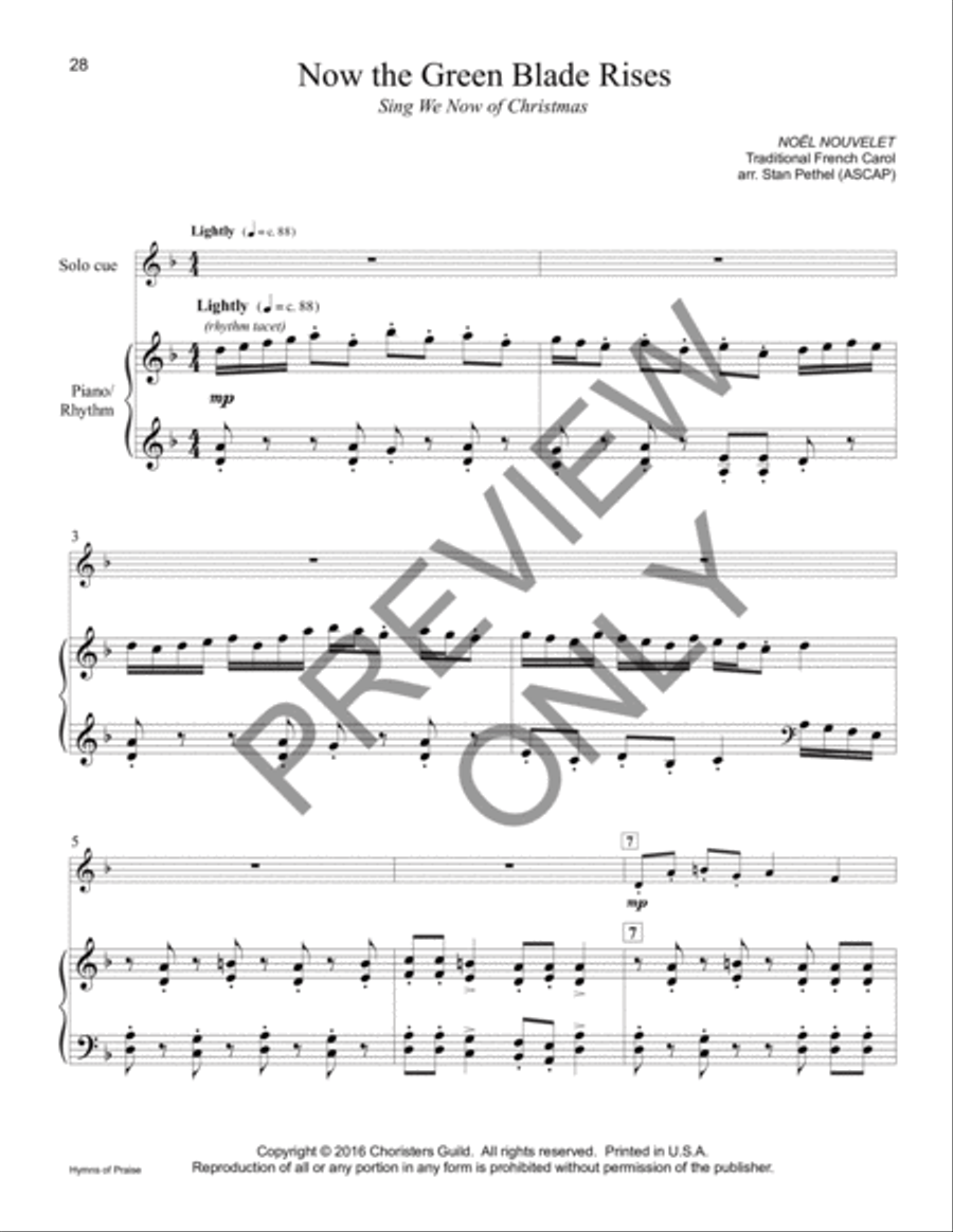 Hymns of Praise - Piano/Rhythm Piano Accompaniment scores gallery preview page 2