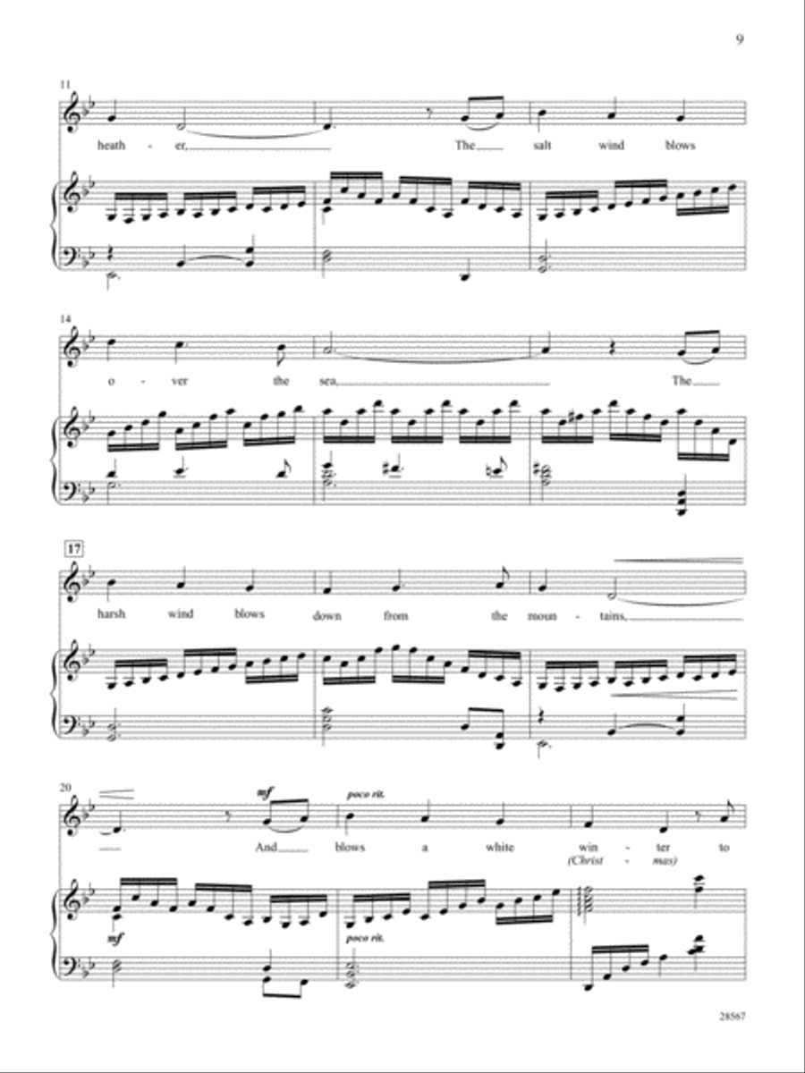 Sing Me a Song Voice scores gallery preview page 6