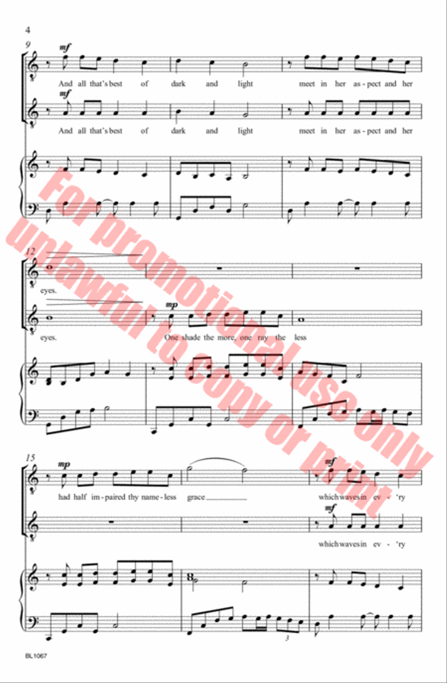 Two Songs for Emerging Tenor Bass Choir Choir scores gallery preview page 5