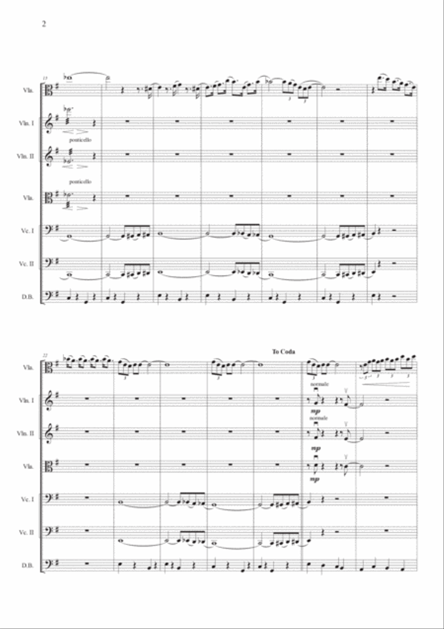 The Pink Panther String Orchestra scores gallery preview page 2