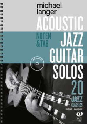 Book cover for Acoustic Jazz Guitar Solos