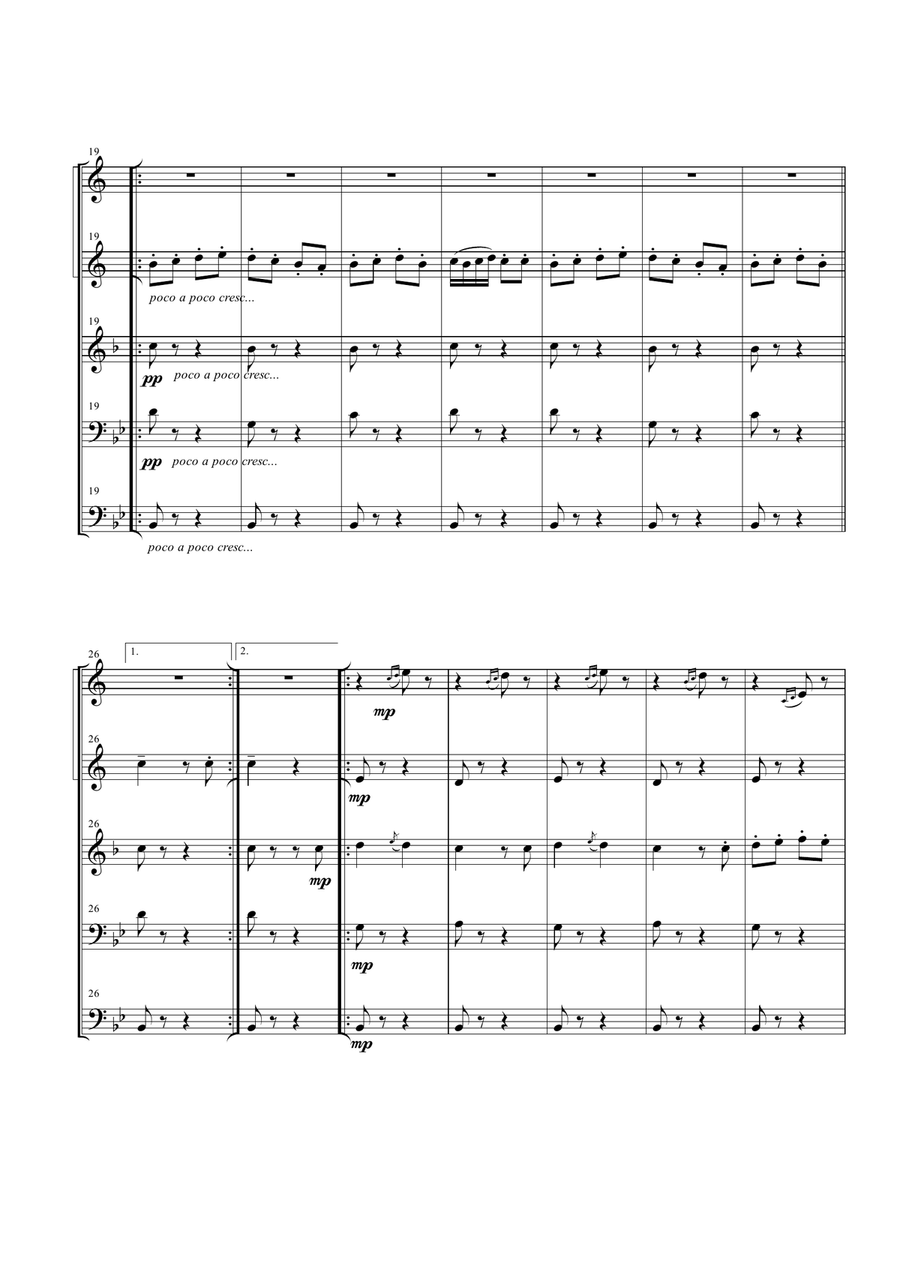 Farandole from "L'Arlesienne Suite No. 2" for Brass Quintet image number null