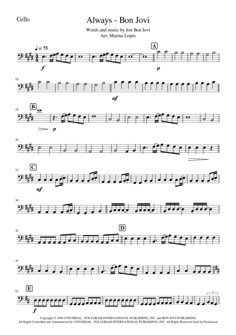 Always Always Piano Trio scores gallery preview page 1