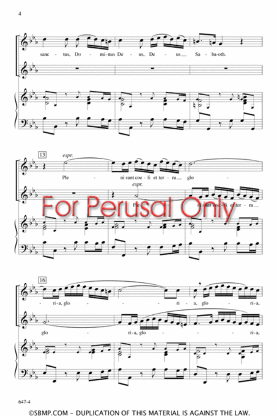 Sanctus - SA Octavo Sanctus - SA Octavo SA scores gallery preview page 3