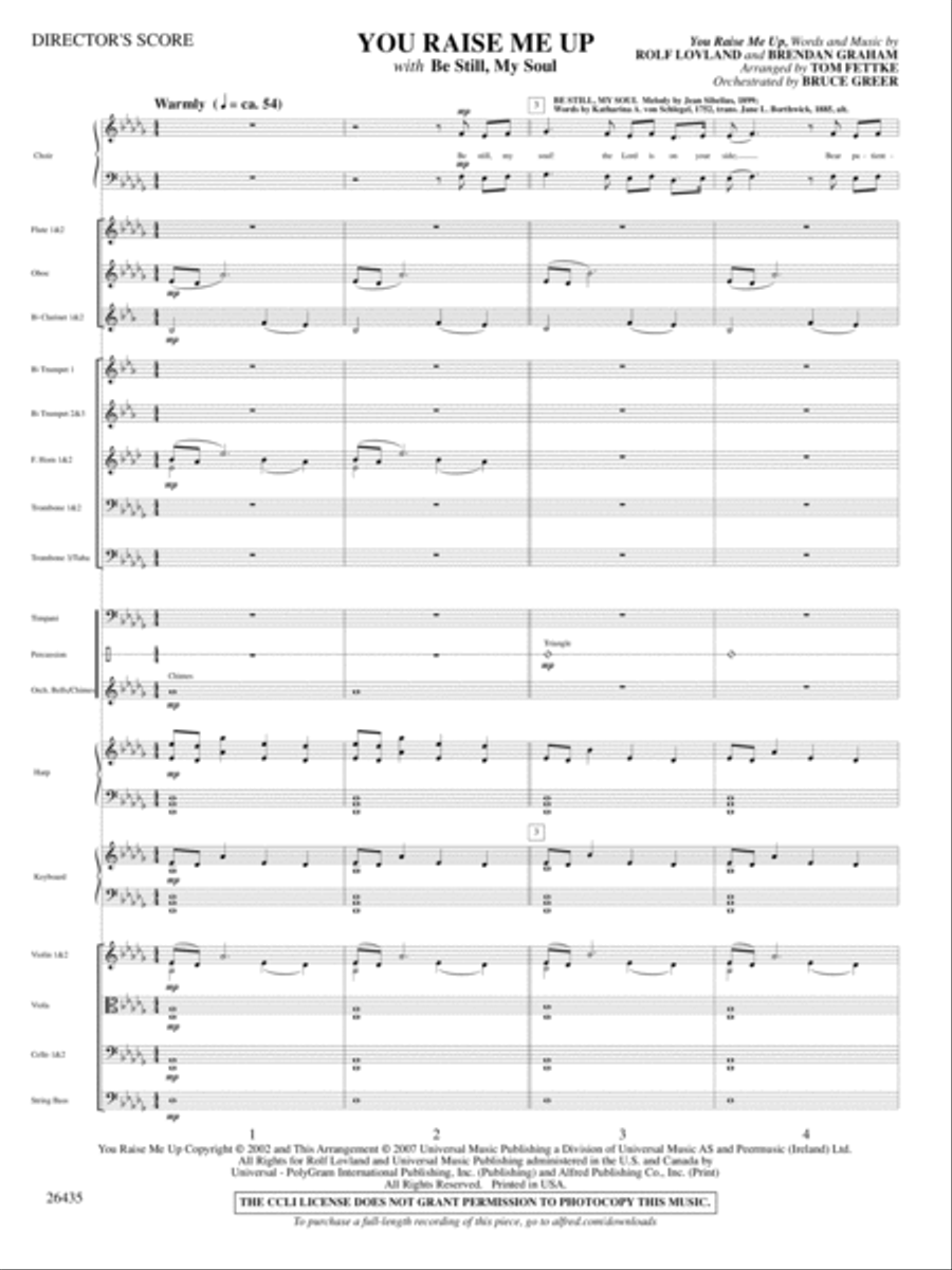 You Raise Me Up Choir scores gallery preview page 2