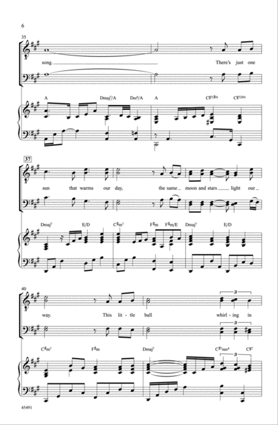 One Song Choir scores gallery preview page 5