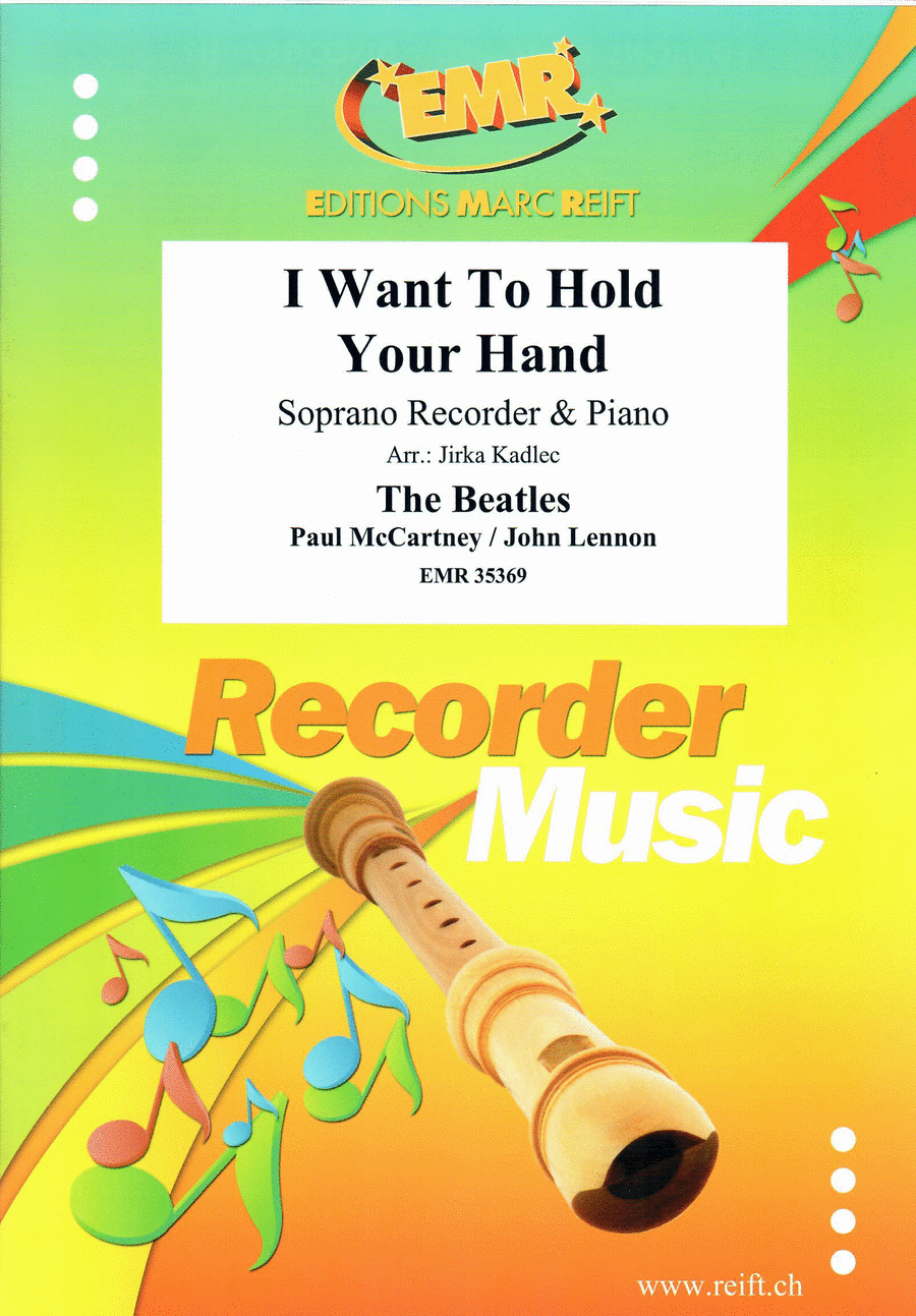 I Want To Hold Your Hand Soprano Recorder scores gallery preview page 1
