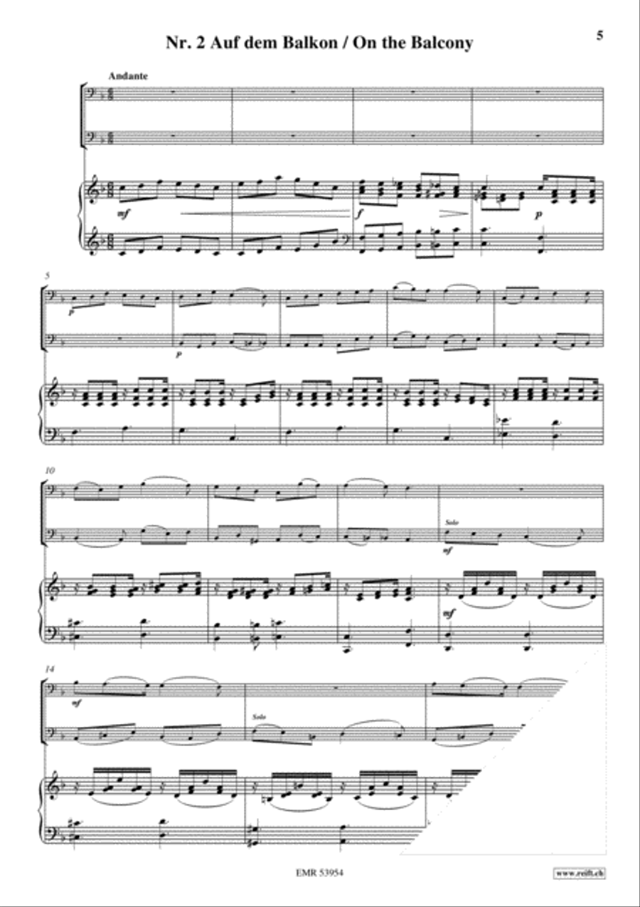 Erinnerung an Kijanitza Trombone scores gallery preview page 4