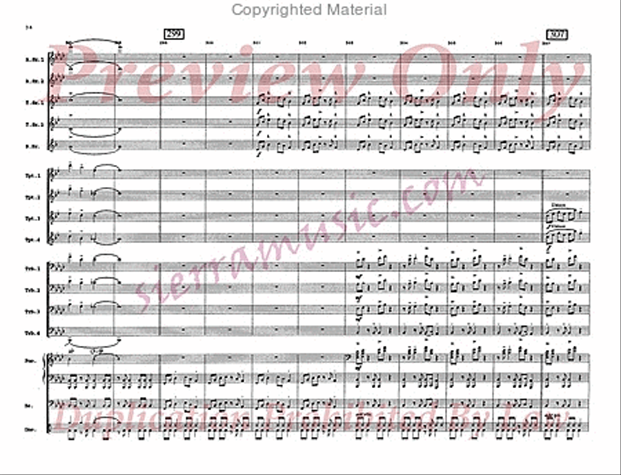 Dorian Blue Big Band scores gallery preview page 35